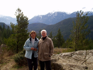 Bob and Marion at Whistler